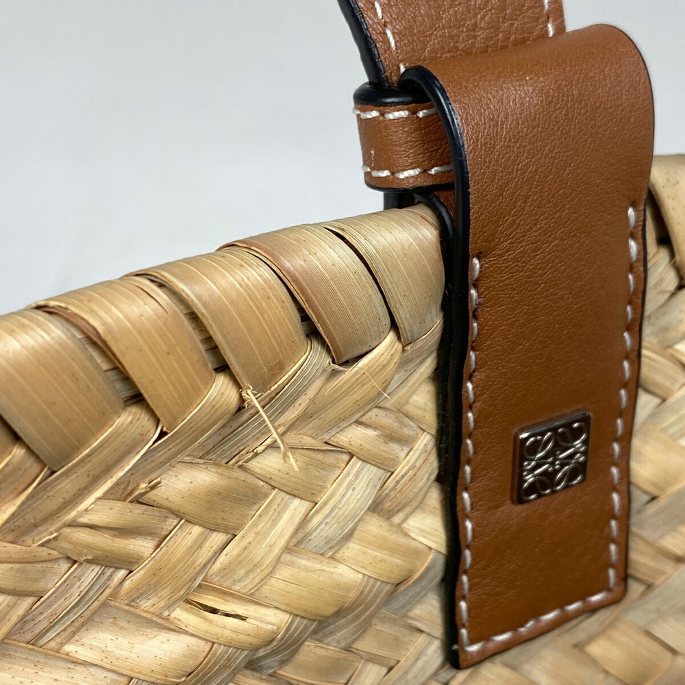 Loewe Basket Leather Bag Palm Leaf - Picture 5 of 6